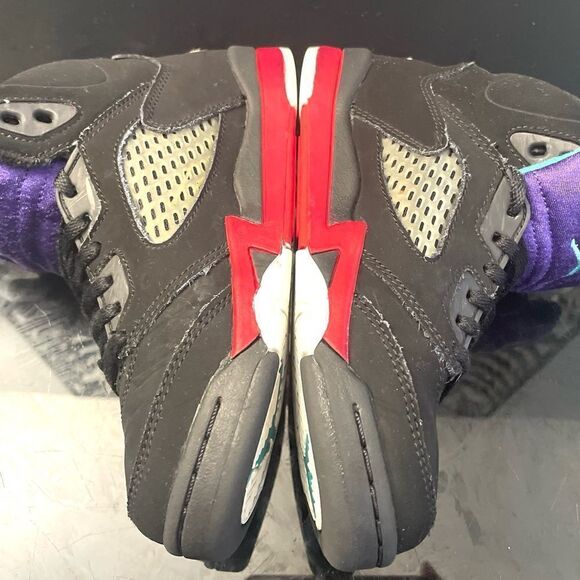 Nike Air Jordan 5 Retro "Top 3" Black Fire Red Metallic GrapePS SZ 1Y CZ2990-001 - Picture 9 of 14
